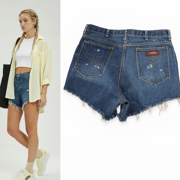 Wrangler Pants - Rare Vintage Wrangler Rapid Transit denim shorts